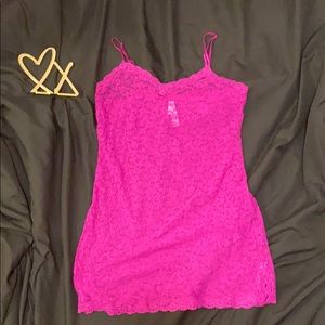 Victoria’s Secret Berry Stretch Lace Slip